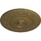 Ekena Millwork Neuveau Ceiling Medallion (Fits Canopies up to 6 3/8"), Hnd-Painted Mississippi Mud, 24 1/4"OD x 2"P CM24NAMMF - alternate 4